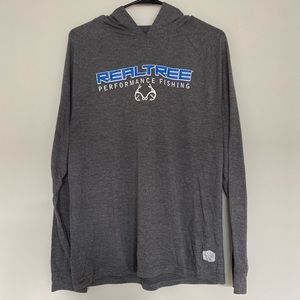 Realtree Men’s Long Sleeve Hooded Fishing Shirt